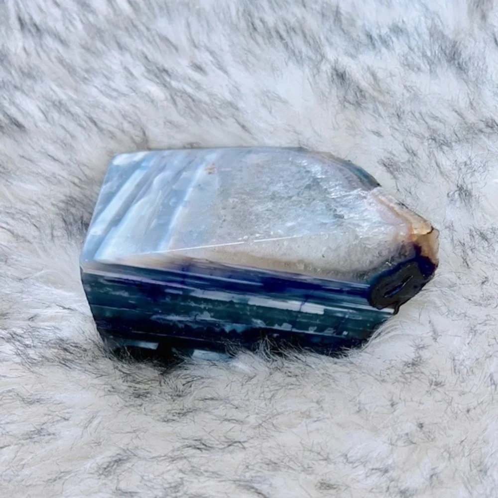 Agate Quartz Crystal Bookend - Picture 10 of 11